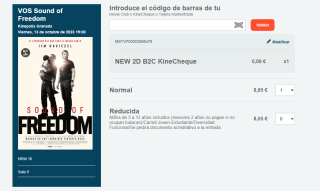 Entrada de cine GRATIS para película "Sonido de Libertad"