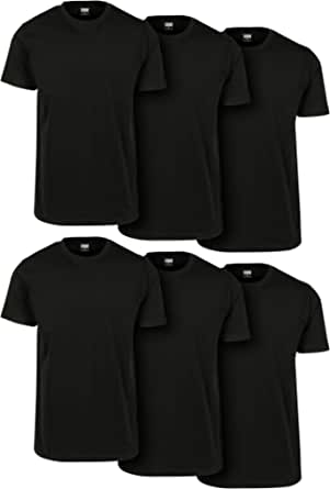Urban Classics 6-Pack heren t-shirts (Medium) voor €19,95