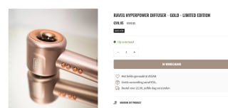 Raveg HYPERPOWER Diffuser voor €99,95 bij Prettycurlygirl