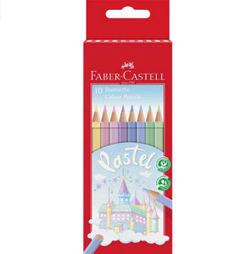 Faber-castell set 10 colores pastel solo 3.48€
