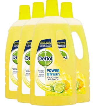 Dettol allesreiniger 1liter 4 flessen voor €6,99 bij Amazon.nl