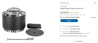 Fogata Member's Mark sin Humo 22" en $1,636 | Sam's Club