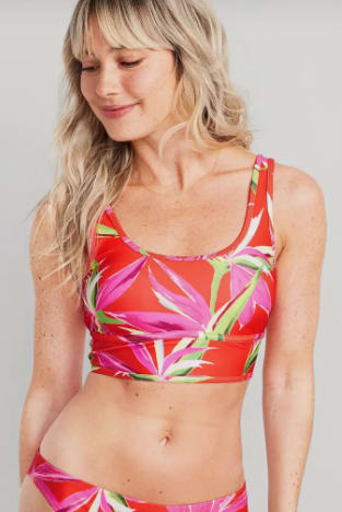 Traje De Baño Cuello Redondo Old Navy Mujer por $15.990