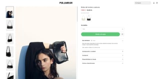 Bolso de hombro costuras por 7,99€.