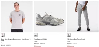 25% extra korting op de outlet van New Balance met de kortingscode