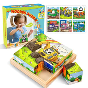 Puzzle 3D de madera camión por 5.59€