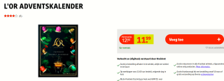 L'OR Espresso - Capsule Adventskalender voor €11,99 bij Kruidvat