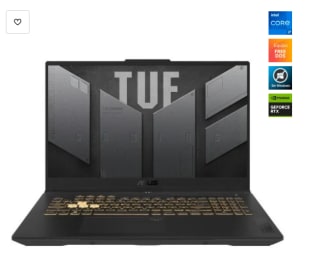 Ordenador Portatil ASUS TUF Gaming F17 FX707ZV4-HX004 Intel Core i7-12700H/32GB/1TB SSD/RTX 4060/17.3'' por 1299€