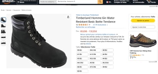Chaussures Timberland Homme 6in Water Resistant Basic Botte Tendance à 89,69€