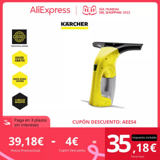 Karcher Window Vac 1 Plus Limpiadora de cristales a batería a solo 33,18€