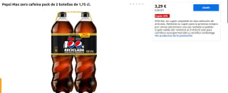 Oferta Pepsi Max Zero - Carrefour / 0,82€ la BOTELLA