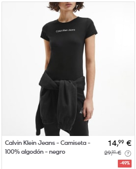 CALVIN KLEIN - Camisetas por menos de 15€