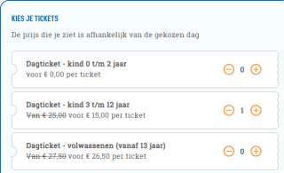 Kindertoegangstickets voor Apenheul aan €15 per ticket