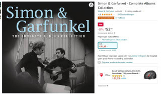 Simon & Garfunkel Complete Albums Collection voor €52,99 bij Amazon