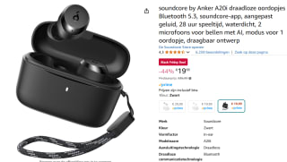 Soundcore by Anker Draadloze Bluetooth Oordopjes A20i voor €19,99 bij Amazon