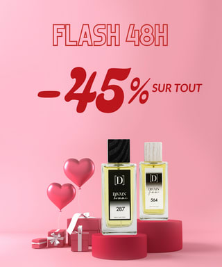 45% korting op alle parfums en gratis verzending vanaf 3 parfums