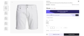 Bermudas Jack and jones + Camiseta manga corta Jack and jones por 19,59€