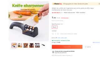 Afilador de cuchillos de 3 segmentos por 1,79€
