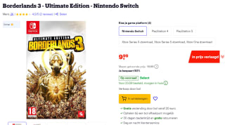 Borderlands 3 Ultimate Edition voor €9,99 bij Bol.com