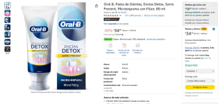 Pasta de Dientes Oral B Encías Detox por $34 | Descuento Amazon