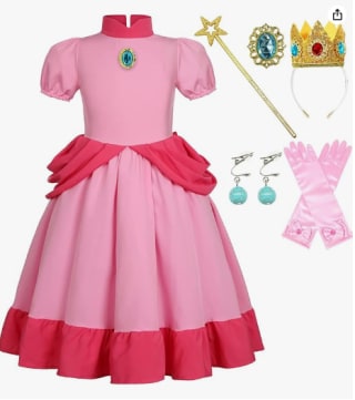 Disfraz de Princesa Peach (4-12 años) por 17.59€