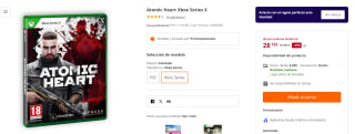 Videojuego Atomic Heart para Xbox por 28,15€