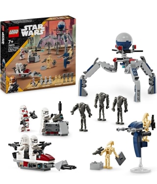 LEGO Star Wars Pack de Combate: Soldado Clon y Droide de Combate por 22,99€.