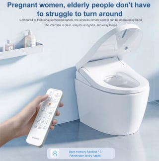 Asiento WC inteligente Smartmi con calefacción función bidé y secador por solo 165,61€