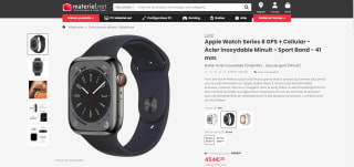 Montre Connectée Apple Watch Series 8 (GPS) à 454,30€
