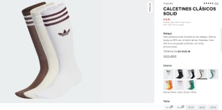 Adidas 3 pares de calcetines clásicos Mid Cut por 6,50€ mas en descripción