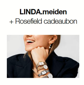 5 x LINDA.meiden + Rosefield cadeaubon t.w.v. € 119.voor €42,80