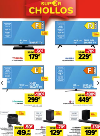 Superchollos Electrónica Folleto Carrefour hasta 10 Octubre 2024