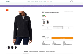 Forro polar Columbia Fast Trek II Mujer a solo 32,73€