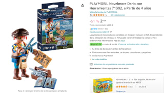 Playmobil Novelmore Dario con Herramientas por 2,93€