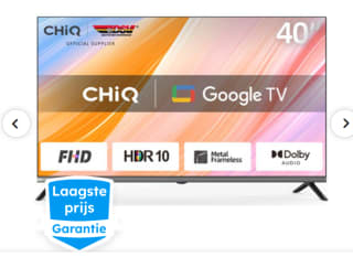 CHIQ L40M9E 40 inch (100 cm) TV Smart TV voor €159 bij Ochama
