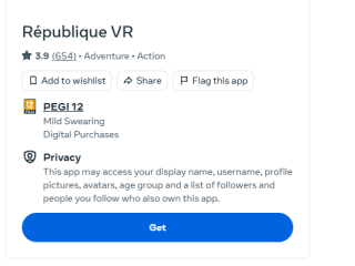 République VR gratis via Meta Quest