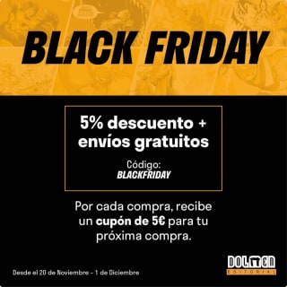 Black Friday 5% Descuento + Cupón 5€ compra superior 10€ en Dolmen Editorial