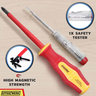 EFFEKTWERK - 7-delige elektriciens-schroevendraaier set voor €4,99 bij Amazon