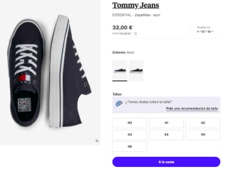 Zapatillas de Hombre Tommy Jeans ESSENTIAL por 32€