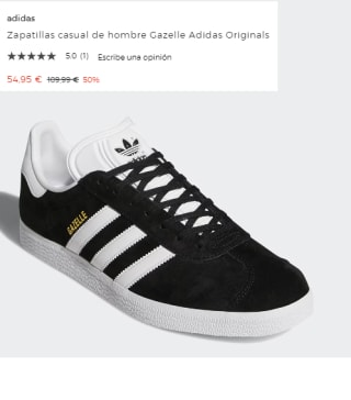 Zapatillas casual de hombre Gazelle Adidas Originals por 54.95€