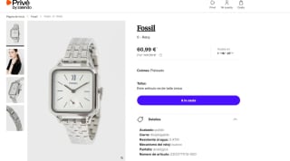Reloj de la marca Fossil por tan sólo 60€
