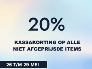 20% kassakorting op bijna alles bij van den Assem