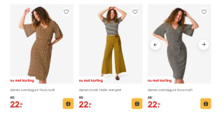Diverse dameskleding vanaf €17 bij de Hema