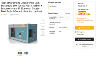 Google Pixel 7a en HP laptop met hele hoge korting.