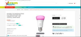 Bombilla LED Inteligente Philips Hue White and Color por 51,99 €