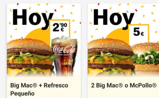 Ofertas flash McDonald's