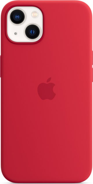 Apple Silicone Backcover MagSafe iPhone 13 hoesje - Rood bij de MediaMarkt in België
