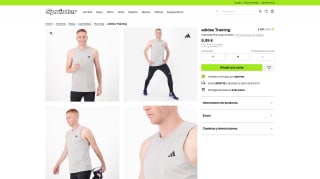 Adidas Training Camiseta Running Hombre por 9,99€