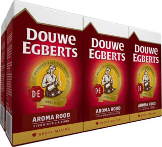 Douwe Egberts | Aroma Rood | Grove maling | Doos 6 x 500 gram voor €23,37 bij Bol.com