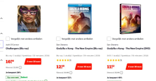 3 topfilms voor €20 bij Bol
